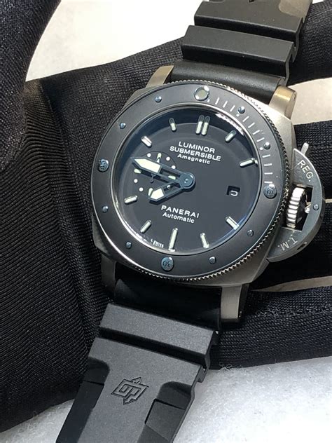 PAM 1389: Panerai's antimagnetic titanium diver.